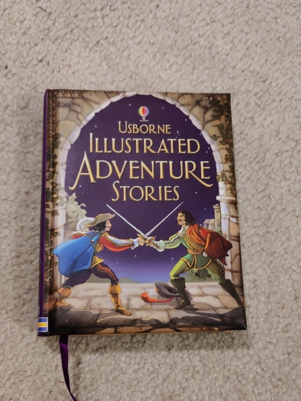 Usborne Illustrated Adventure Stories Padded HardCover Book Y2K Cottagecore